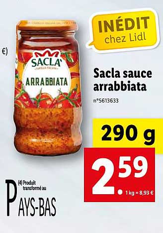 Sacla Sauce Arrabbiata