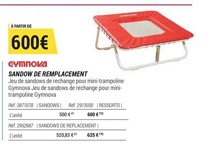 sandow de remplacement gymnova