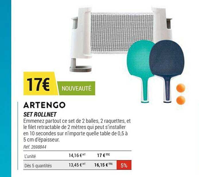 set rollnet artengo