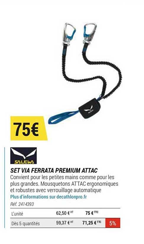set via ferrata premium attac