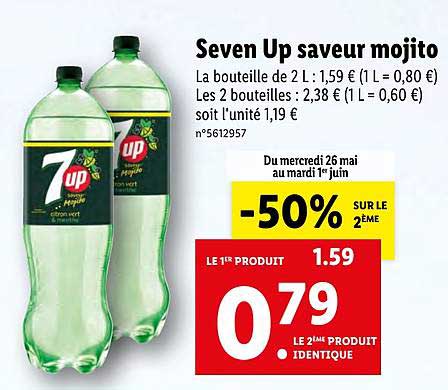 seven up saveur mojito