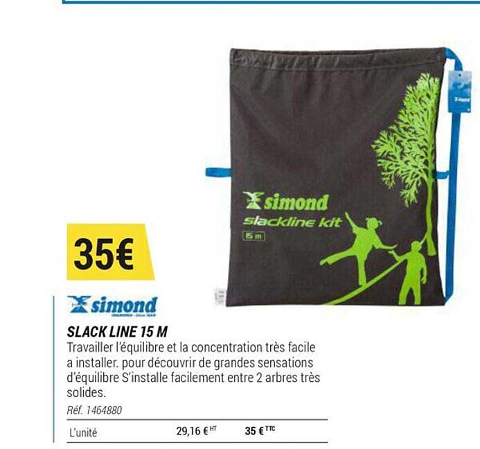 slack line 15 m simond