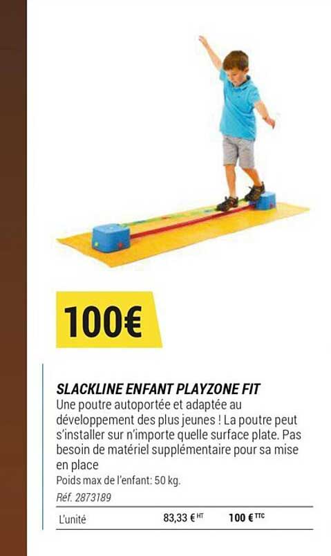 slackline enfant playzone fit