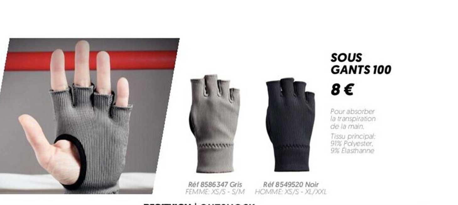 sous gants 100