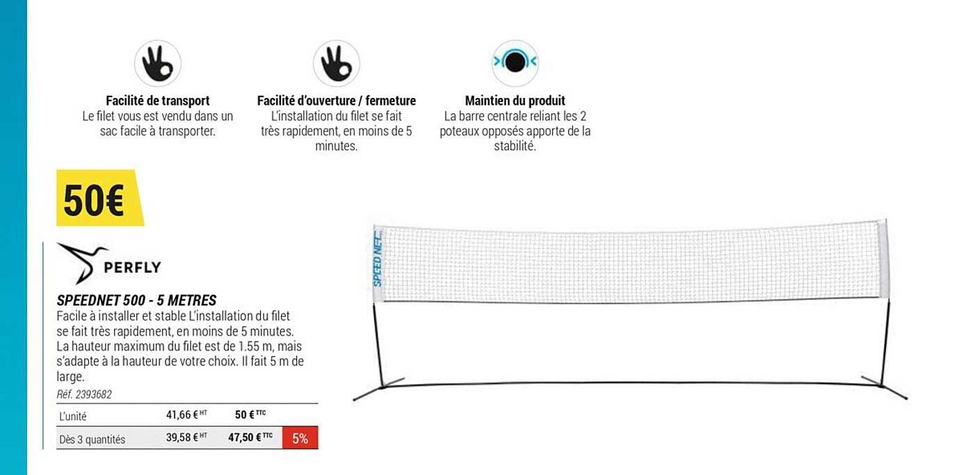 speednet 500 - 5 mètres perfly