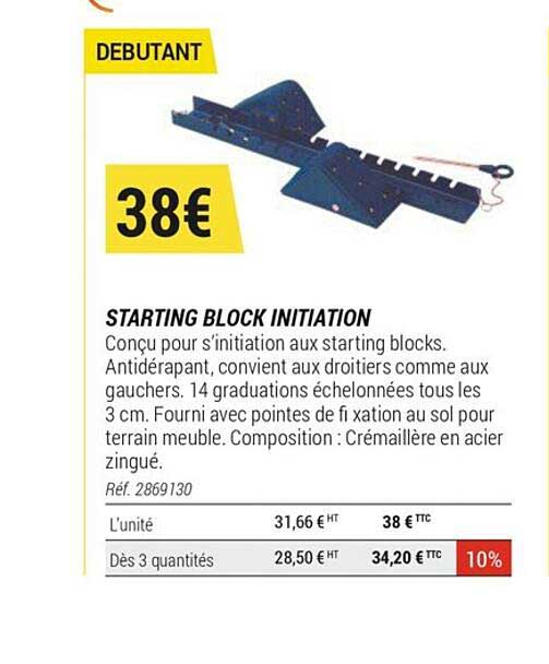 starting block initiation