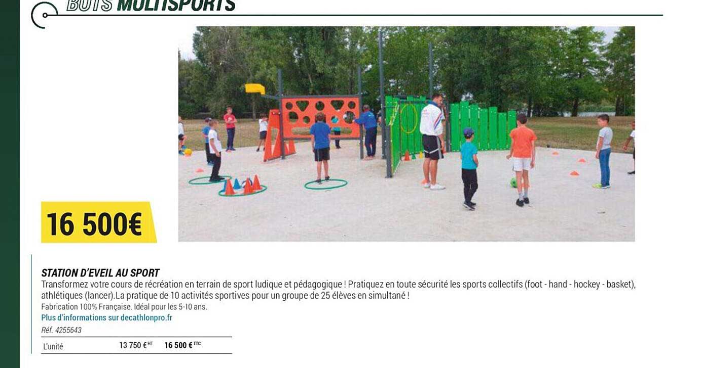 station d'éveil au sport