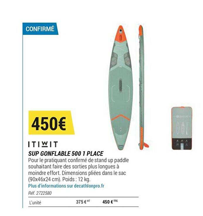 Sup Gonflable 500 1 Place