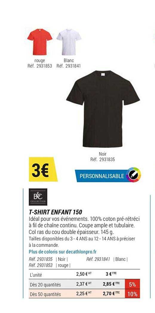 t-shirt enfant 150 t-shirt enfant 150