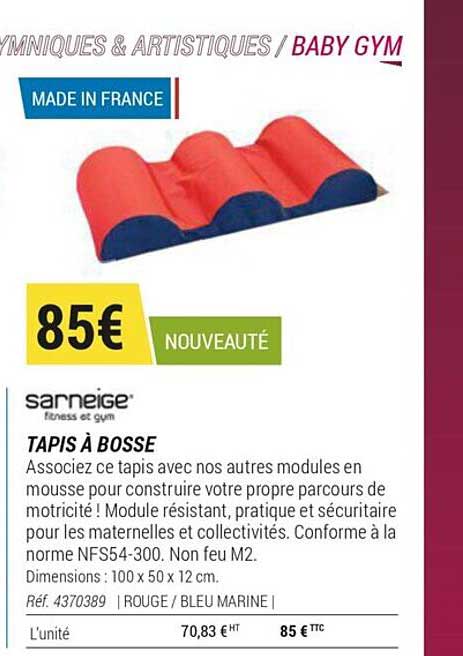 tapis à bosse sarneige