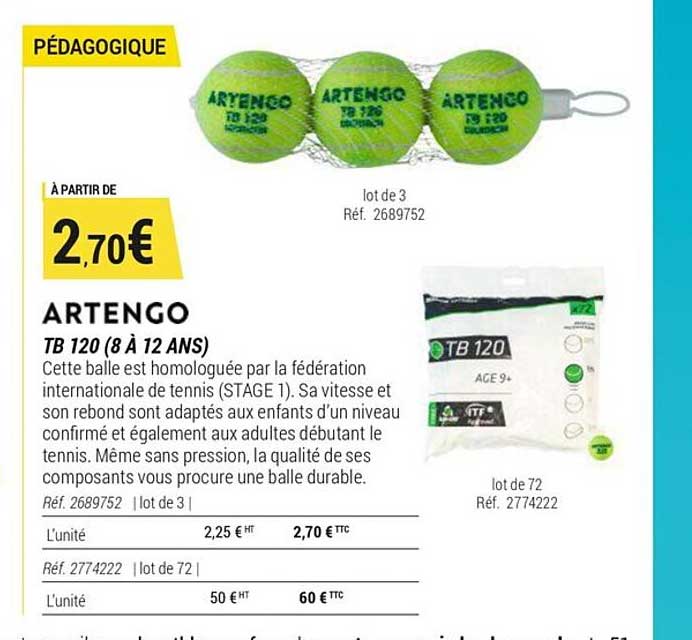 Tb 120 (8 à 2 Ans) Artengo