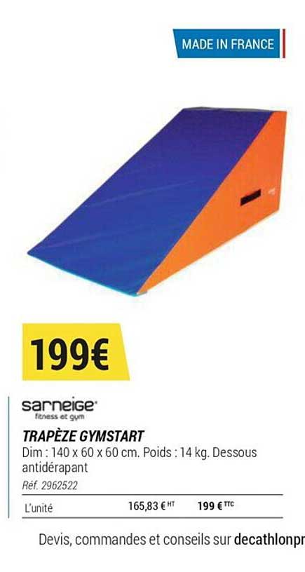 trapèze gymstart sarneige