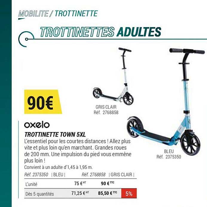 trottinette town 5xl oxelo