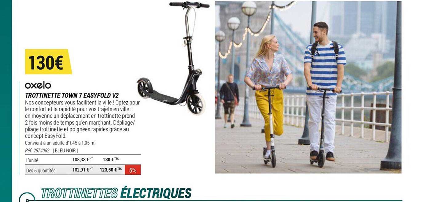 trottinette town 7 easyfold v2 oxelo