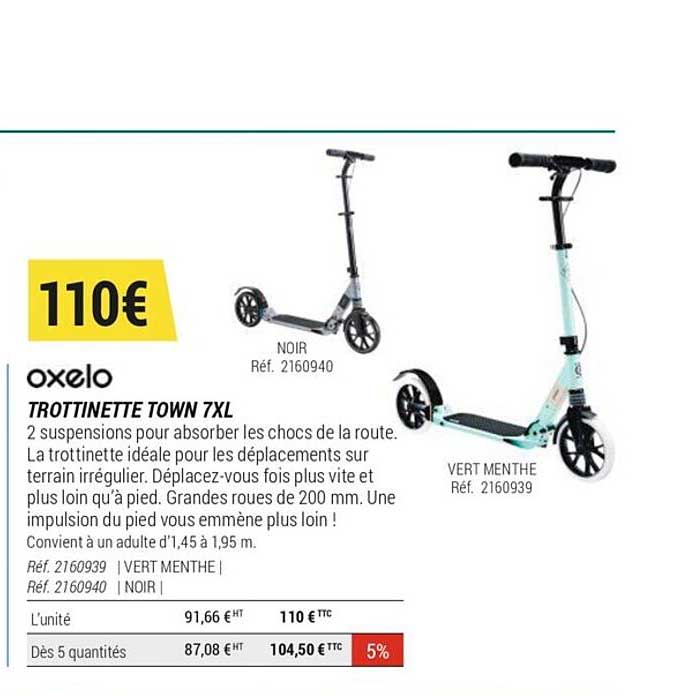 trottinette town 7xl oxelo