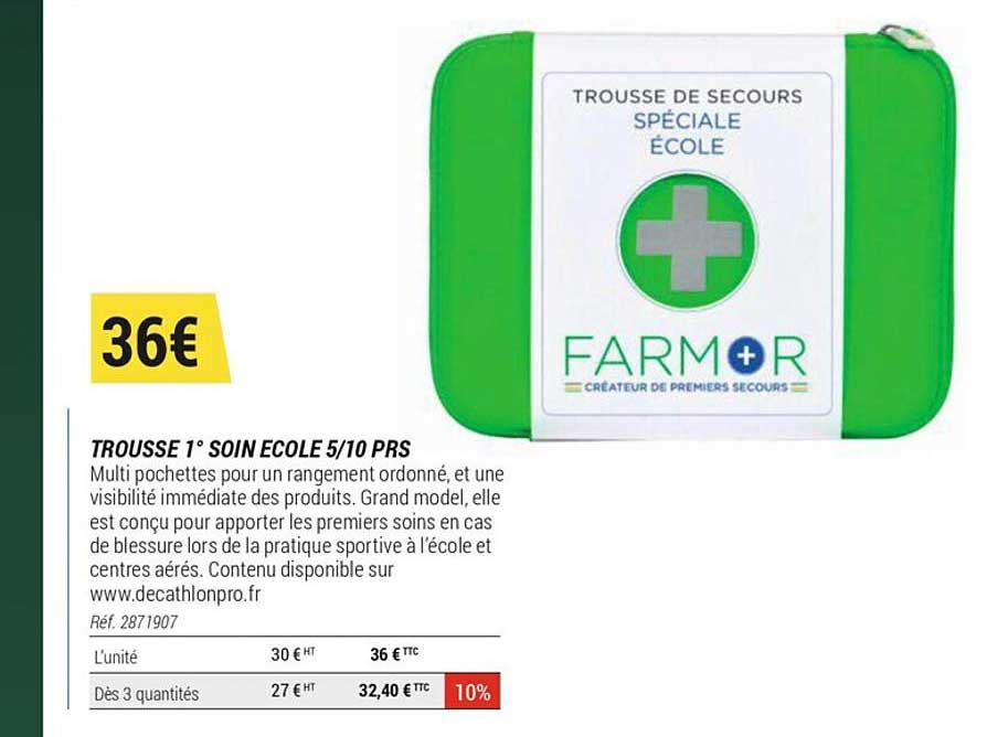 trousse 1° soin école 5-10 prs