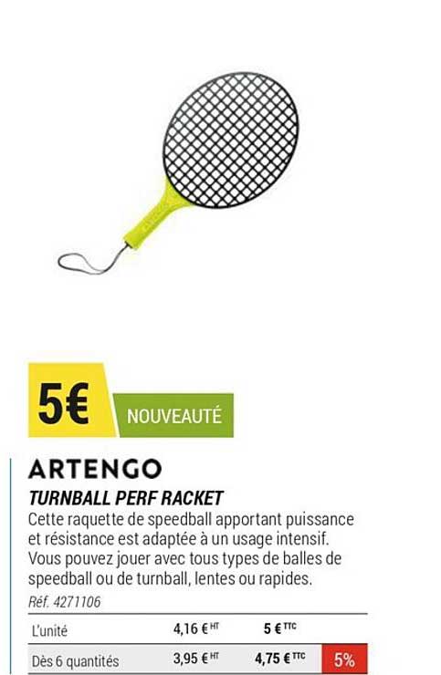 turnball perf racket artengo