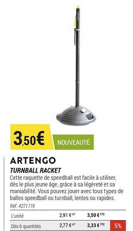 turnball racket artengo