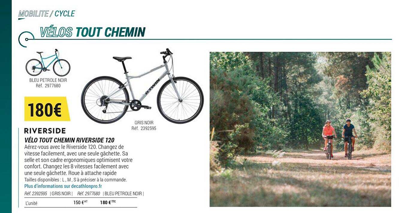 vélo tout chemin riverside 120