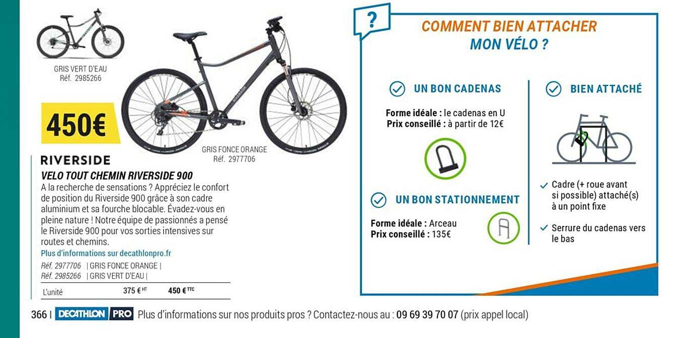 vélo tout chemin riverside 900