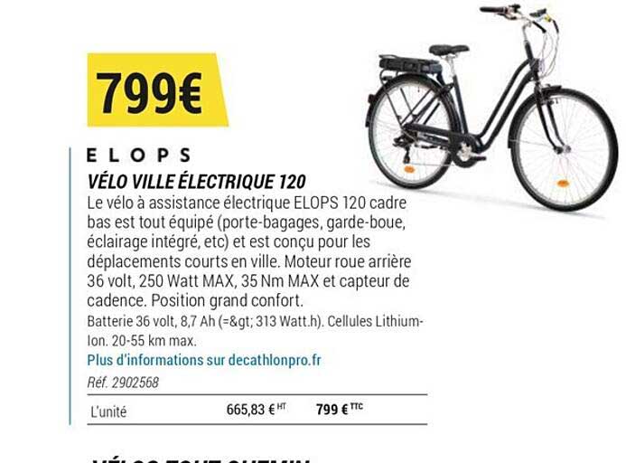 vélo ville électrique 120