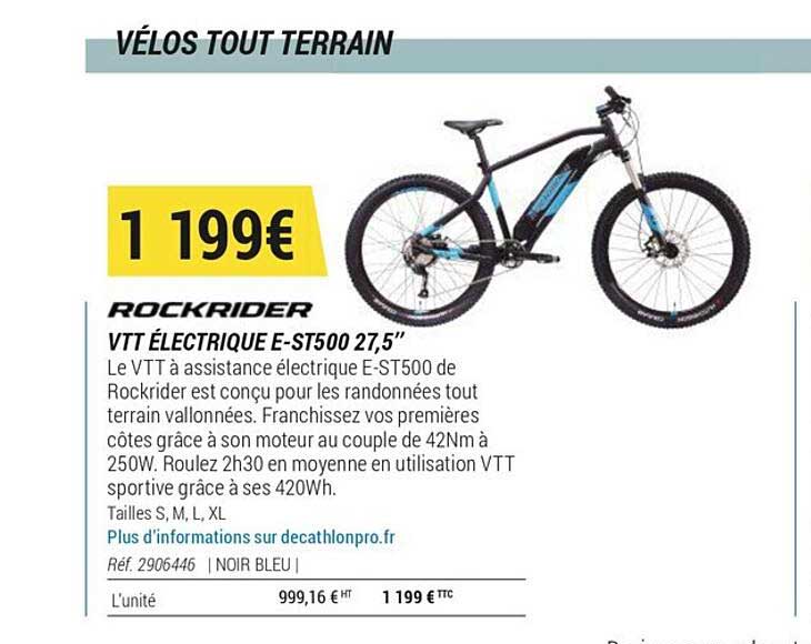 Vtt électrique E-st500 27,5" Rockrider
