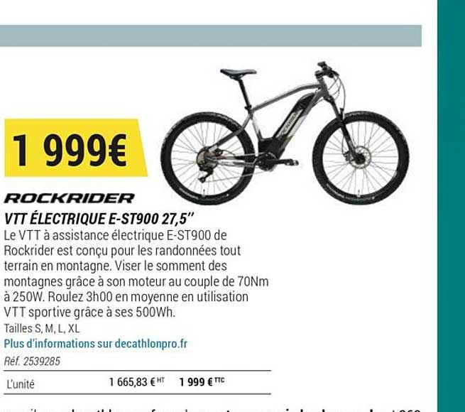 Vtt électrique E-st900 27,5" Rockrider
