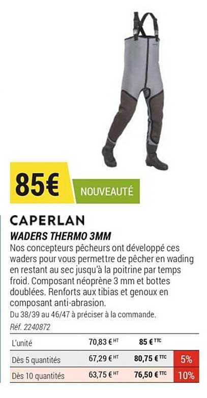 waders thermo 3mm caperlan