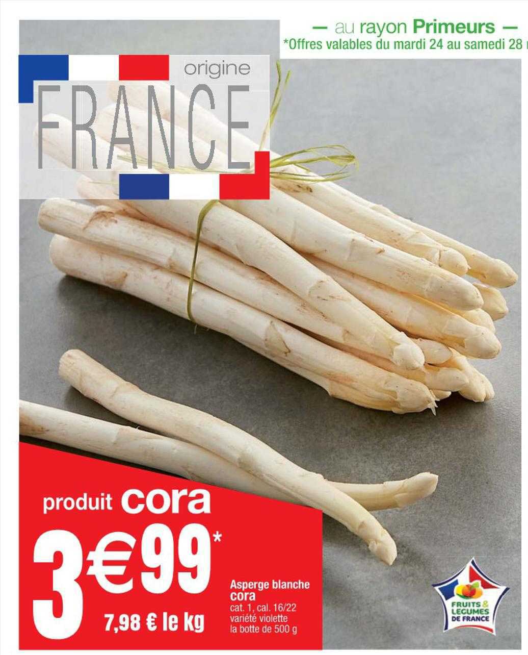 asperge blanche cora