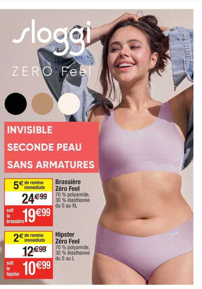 brassière zéro feel, hipster zéro feel