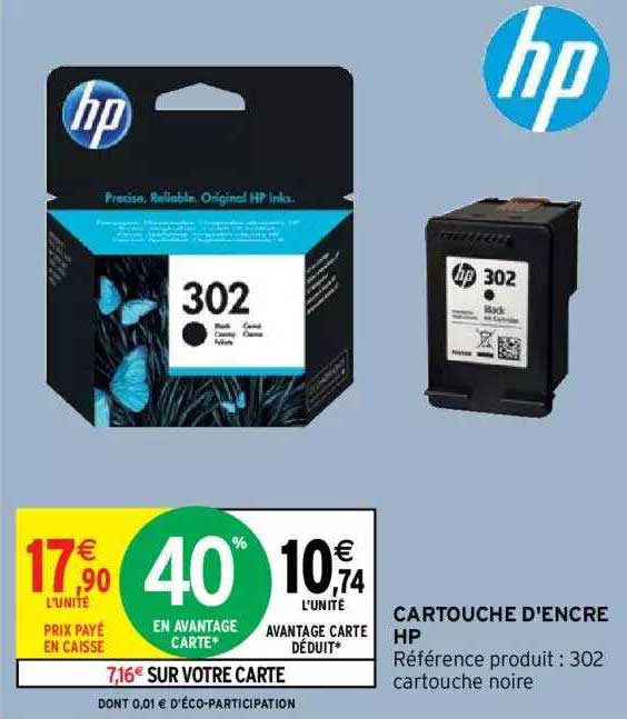 cartouche d'encre hp