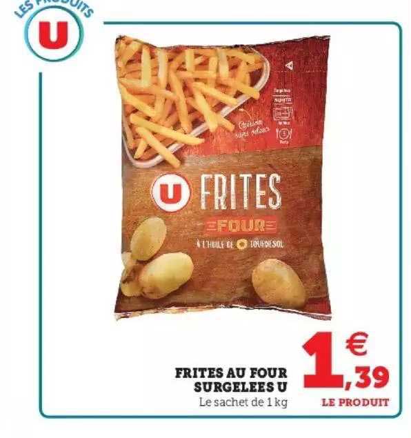 Frites Au Four Surgelées U