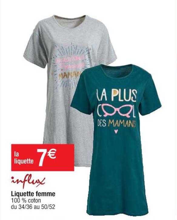 Liquette Femme Influx