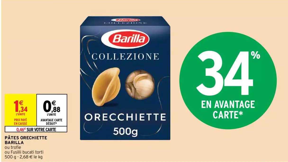 Pâtes Orechiette Barilla