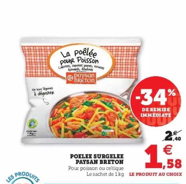 poêlée surgelé paysan breton