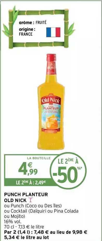 punch planteur old nick