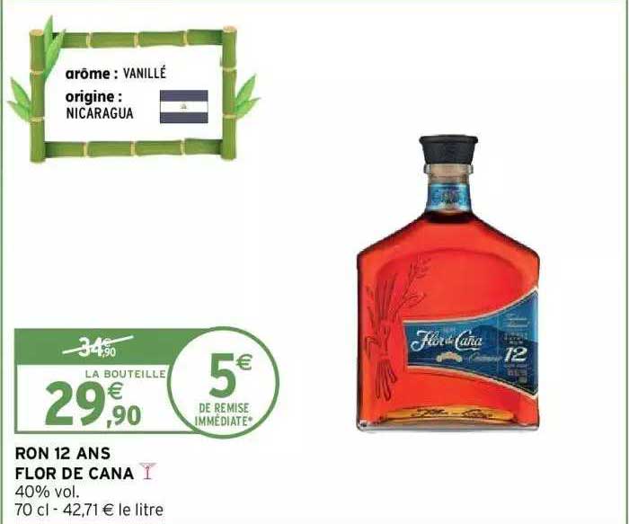 Ron 12 ans Flor de cana