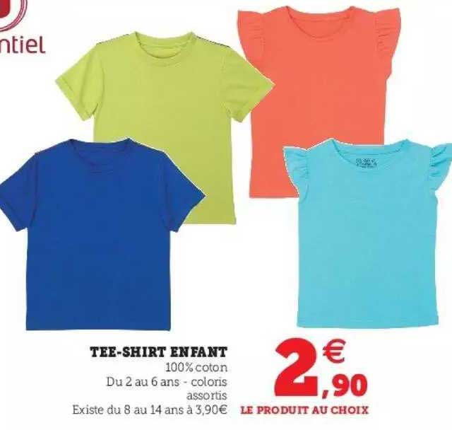 tee-shirt enfant u essentiel