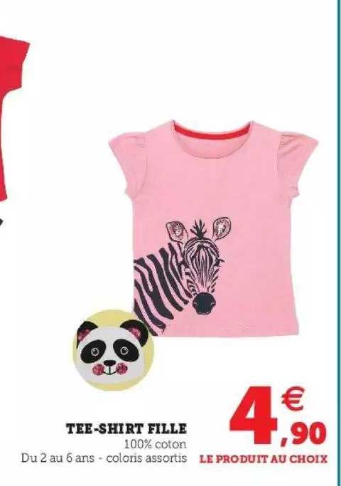 tee-shirt fille