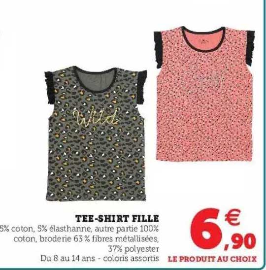 tee-shirt fille