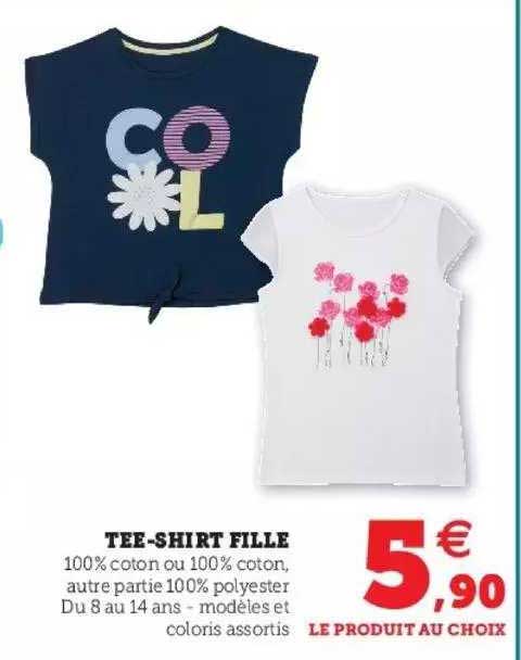 tee-shirt fille