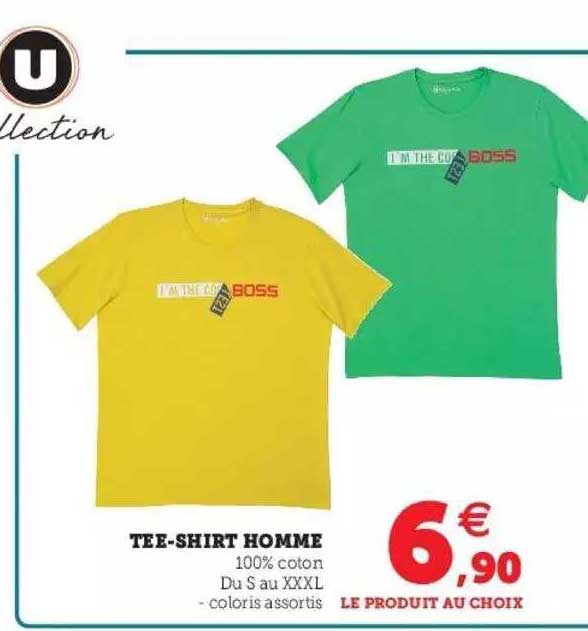 tee-shirt homme u collection