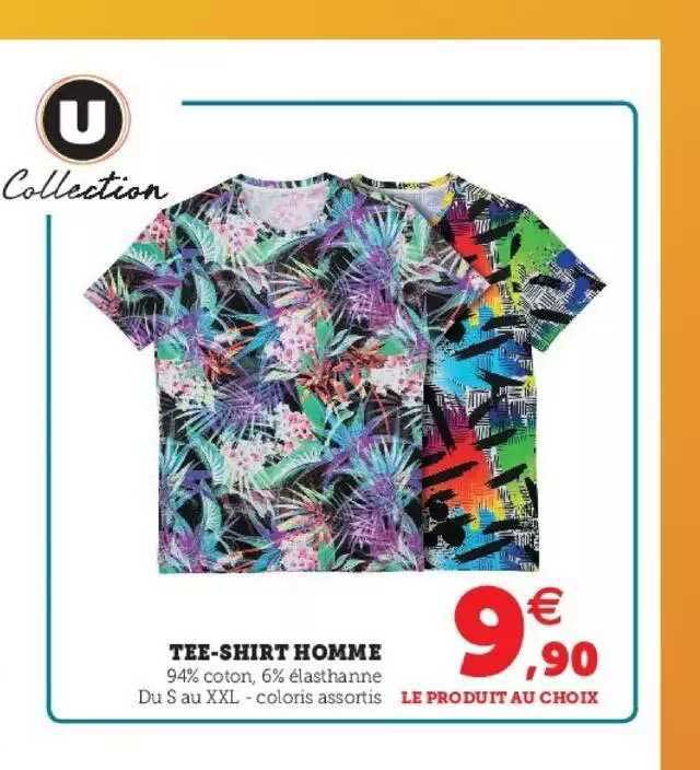tee-shirt homme u collection