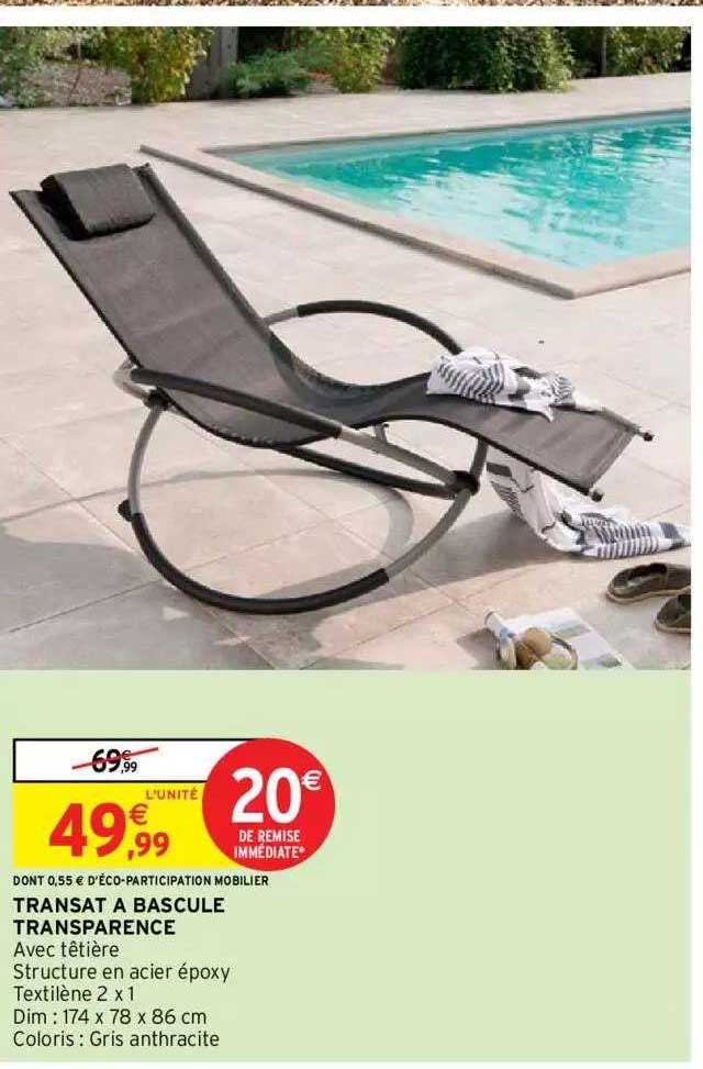 transat à bascule transparence