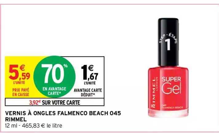 vernis à ongles falmenco beach 045 rimmel