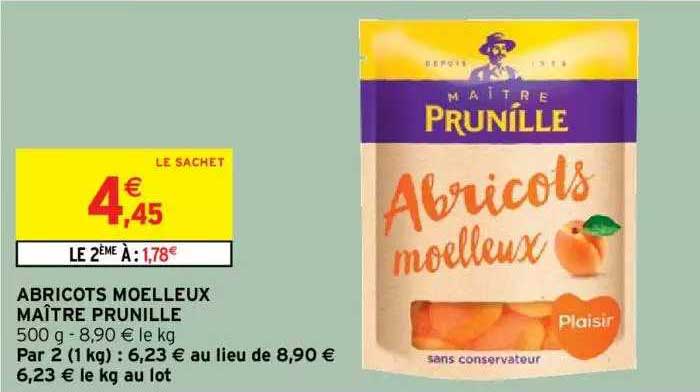 abricots moelleux maître prunille