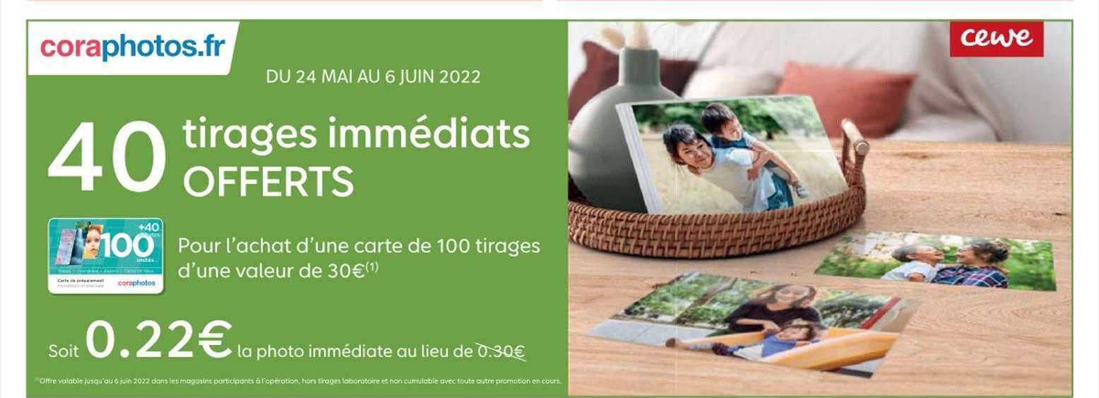 achat d'une carte de 100 tirages