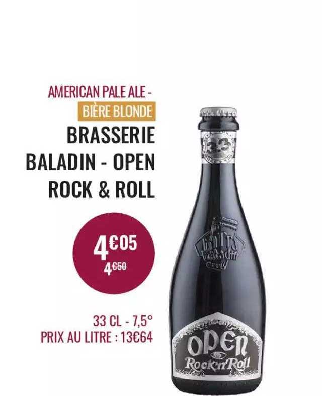 american pale ale-bière blonde brasserie baladin-open rock & roll