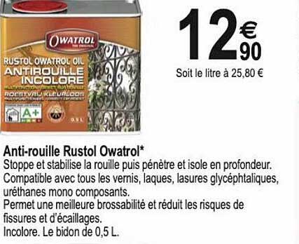 anti-rouille rustol owatrol