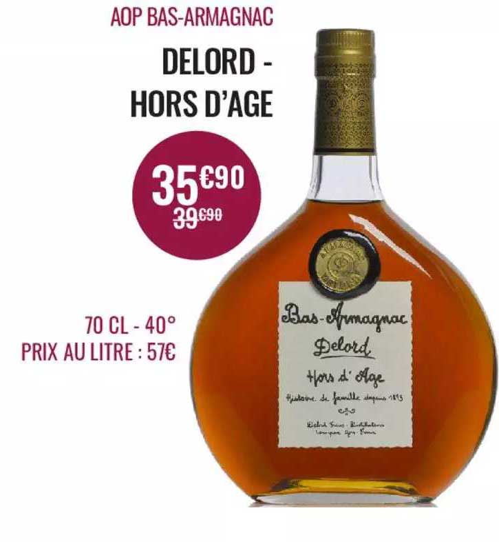 aop bas-armagnac delord-hors d'âge